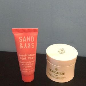 Face mask bundle: Sand & Sky and Borghese